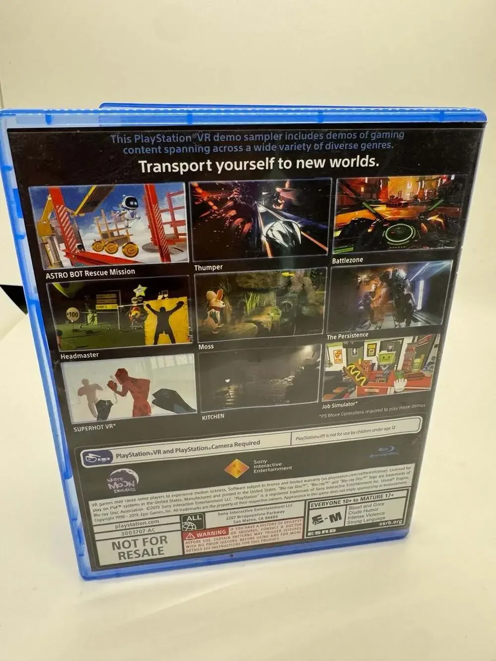 PlayStation VR Demo Disc 3 for Sony PlayStation 4